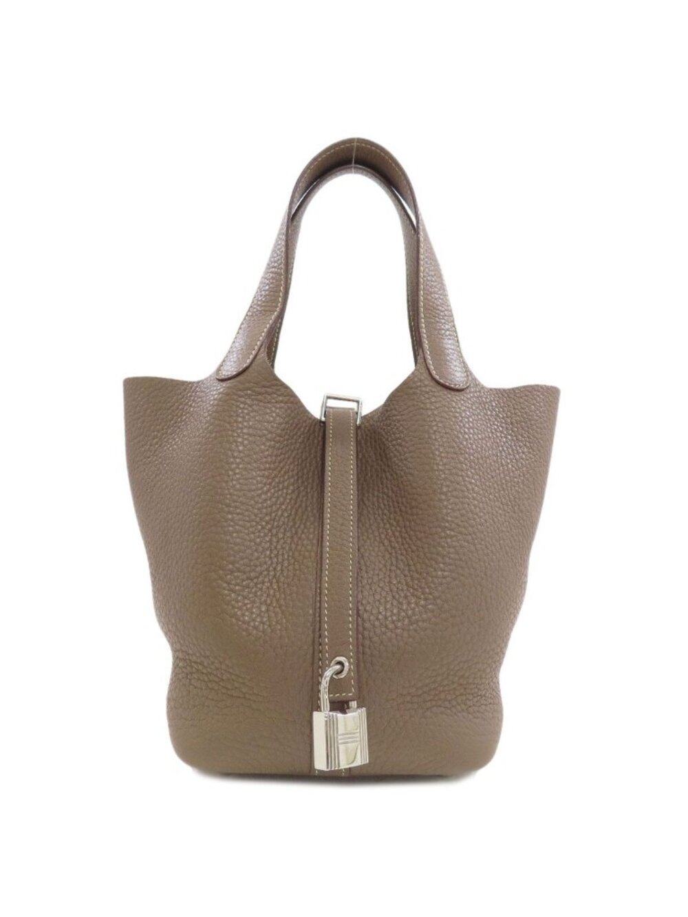 Hermes Picotin Lock PM Etopes Silver Handbag Taurillon